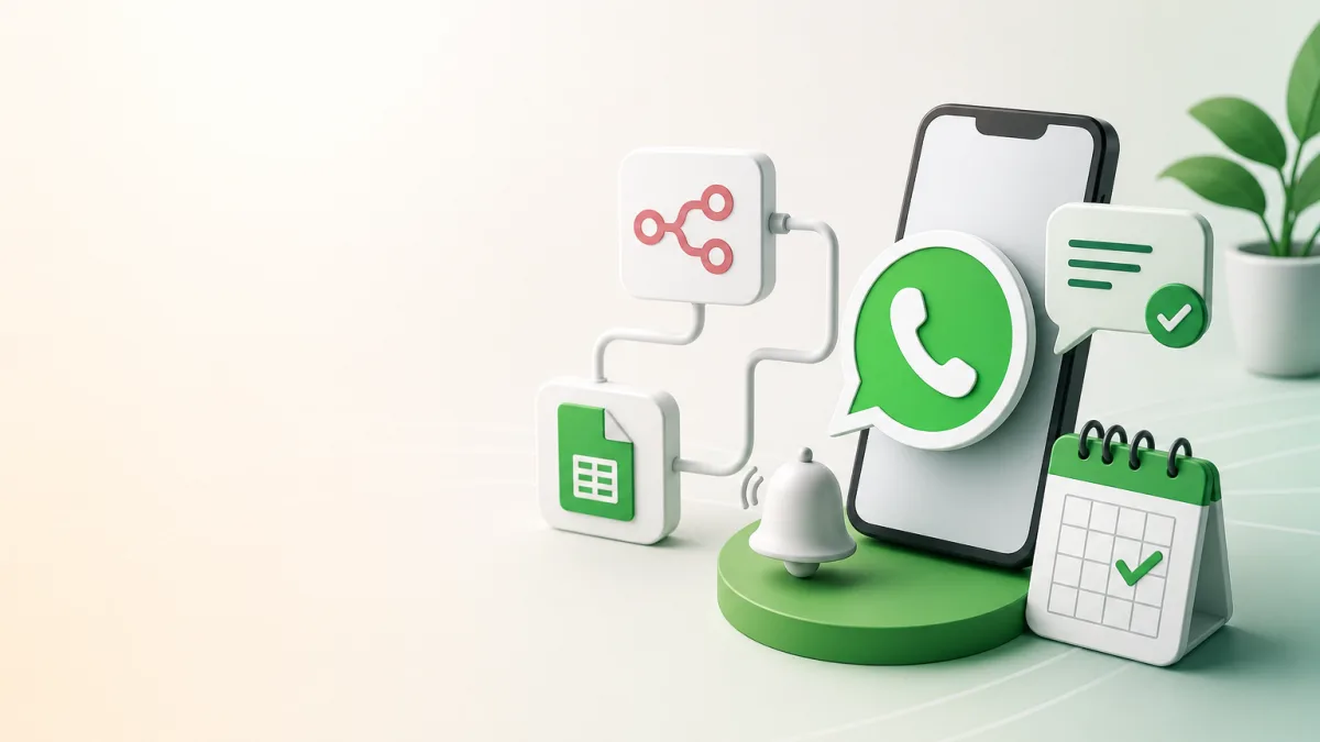 WhatsApp Reminder Tagihan Otomatis dengan n8n & Waha